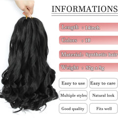 YUUYEE rizo francés en cabello para peinados diarios.