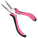 Alicate YUXIANG para extensiones con tres huecos, apertura precisa de anillos.