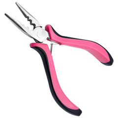 Alicate YUXIANG para extensiones con tres huecos, apertura precisa de anillos.