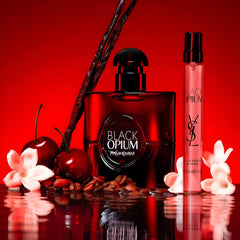 Notas de cereza y café combinadas en Black Opium Over Red