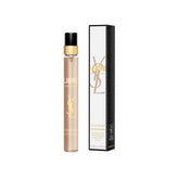 Yves Saint Laurent Libre Flowers & Flames, vista frontal de la botella, fragancia fresca y duradera.