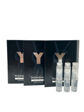 Yves Saint Laurent Y Men EDP muestra spray para probar en viajes.