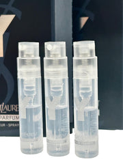 Vial de 1.2 ml de YSL Y Men, ideal para llevar en bolso y pruebas rápidas.