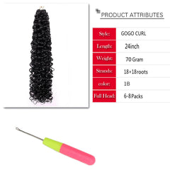 YXCHERISHAIR GoGo Curl: ondas profundas con brillo natural.