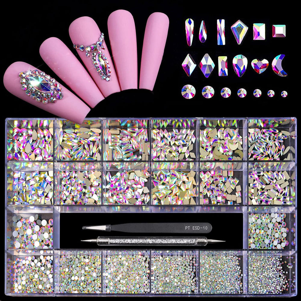Yzzseven diamants 600 AB: reflets chatoyants pour ongles