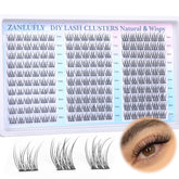 Pestañas zanlufly, conjunto ligero CC-Curly para un aspecto natural.