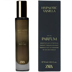 Zara Hypnotic Vanilla, botella-vertido, perfume envolvente para uso diario y ocasiiones especiales.