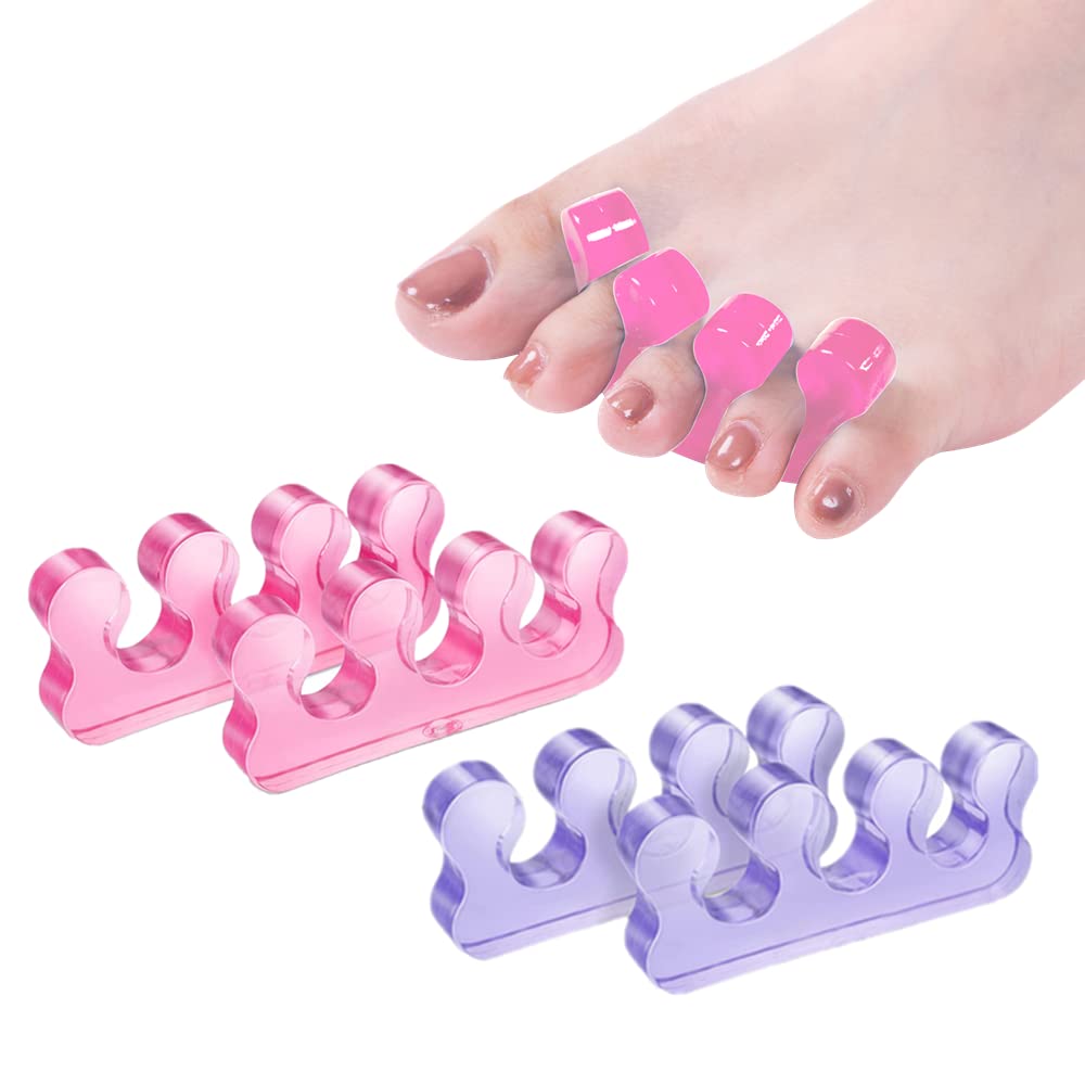 ZaxSota separadores de dedos para pedicura que alinean dedos y evitan manchas
