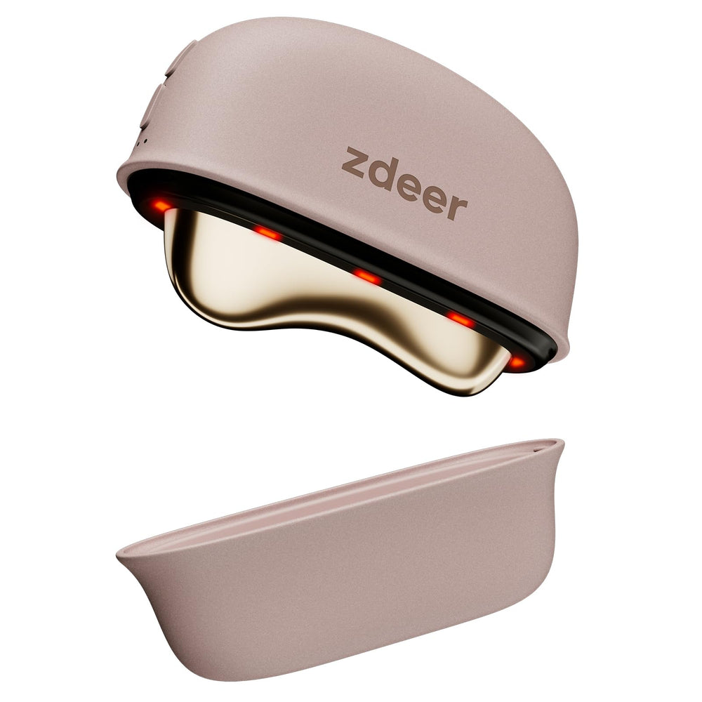 ZDEER Luz roja para cara y cuello, realza la luminosidad natural.