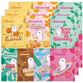 ZealSea 21-pack face masks collection showing varied ingredients for nourished skin.