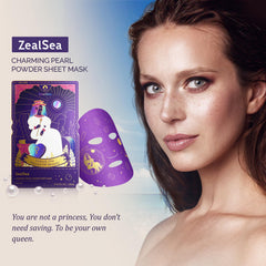 Mascarilla Zealsea con ácido hialurónico para hidratación profunda.