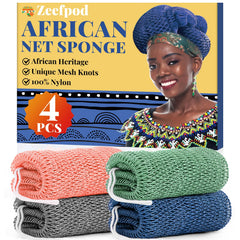 Zeefpod esponja de red africana para espalda, alcance cómodo.