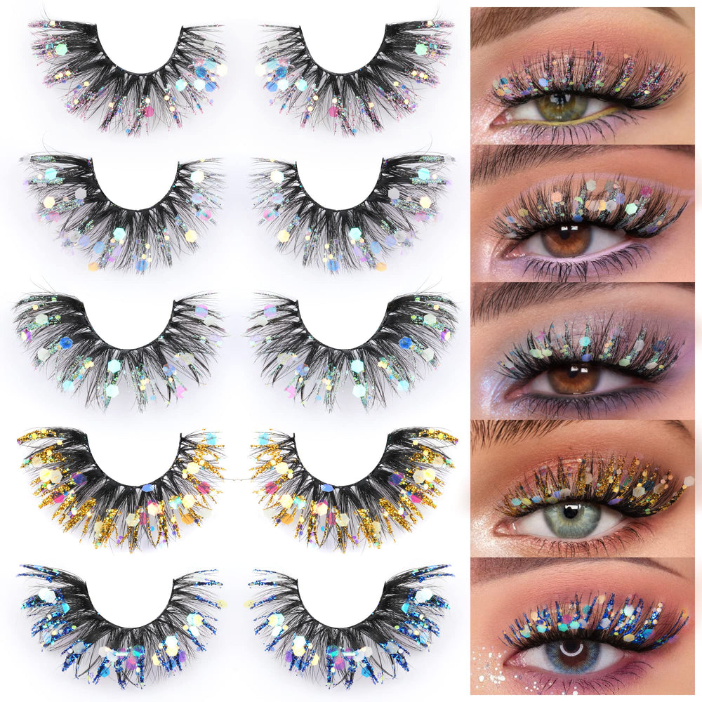 Pestañas Zegaine brillo ojo de gato para look festivo y llamativo
