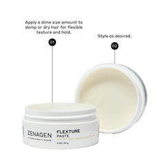 Zenagen Flexture Paste en botella de 2 oz es fácil de transportar.
