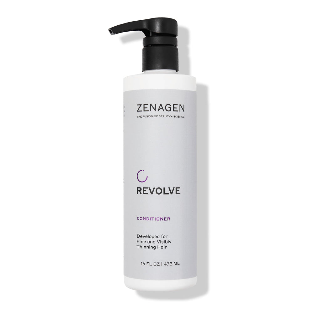 Zenagen Revolve Acondicionador frasco de 473 ml para uso continuo.