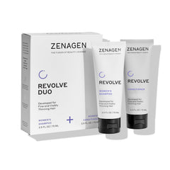 Zenagen Revolve conjunto viaje para mujeres, cuidado compacto para cabello fino y manejable