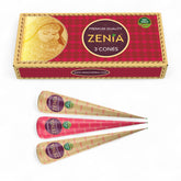 Zenia Henna conos oscuros cobrizos para color natural del cabello