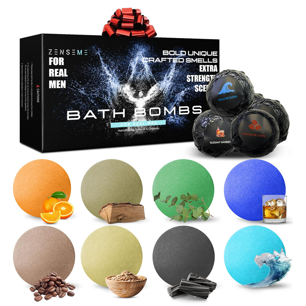 ZenseMe bombas de baño cafe, aroma intenso que despierta y suaviza la piel.