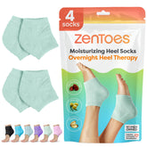 ZenToes calcetines hidratantes suavizan talones secos durante la noche.