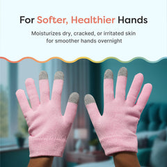 ZenToes guantes con gel de jojoba y aceite de oliva para hidratación profunda