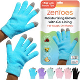 ZenToes guantes hidratantes nocturnos para manos secas, con gel nutritivo.