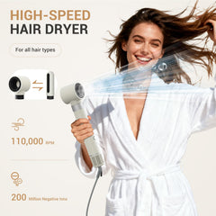 Zephyrluxe 6-en-1 Styler: cepillo ovalado para volumen suave y definición