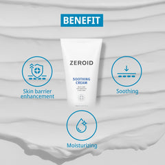 ZEROID Defensamide renforce la barrière cutanée pour une peau plus résiliente.