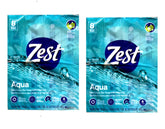Zest Aqua Pure: barras de jabón, pack de 8, limpieza suave y fresca.