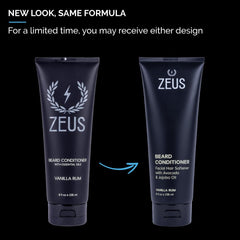 Aplicación en las manos del acondicionador ZEUS para barba, distribución uniforme.