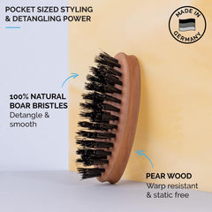 Mango de madera de pera europea de ZEUS para un agarre cómodo.