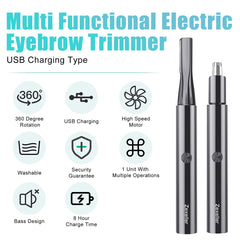 ZEXELLER afilador naríz cejas, afilado suave para áreas delicadas