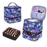 ZFZGFRCS organizador de esmaltes, doble capa estilo B-Flor, ideal para salón.
