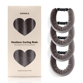 ZHENSILK rizadores sin calor en empaque, ideales para empezar a cuidar el cabello.