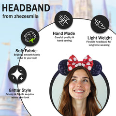 Regalo ideal: diadema de ratón para fiestas y estilos divertidos.