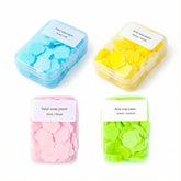 ZHU IN SY dispensador-petal-jabon compacto, ideal para viajes y exteriores.