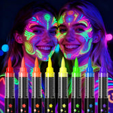 zijimyyl pintura corporal neon rosa brilla en fiestas nocturnas
