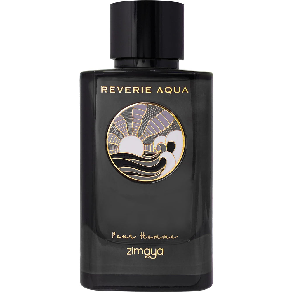Zimaya Reverie Aqua Pour Homme bottle for everyday sophistication and fresh confidence.