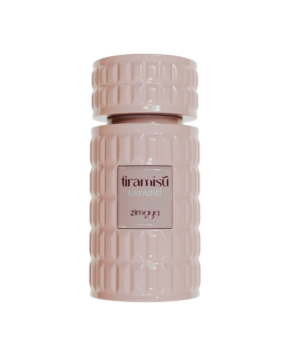 Botella de zimaya Tiramisu Caramel, aroma envolvente para uso diario