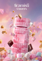 Zimaya Tiramisu S’mores, etiqueta elegante que transmite lujo.