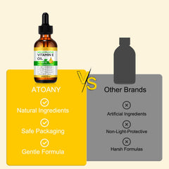 ZIXAOK Aceite Vitamina E 75,000 UI, aplicación en cuello para cuidado equilibrado.