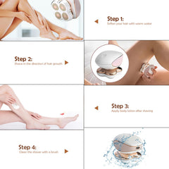 Zjyufy afiladora con cabezas flotantes para contornos corporales.