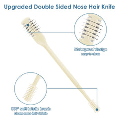 ZKENIRD cuchilla nasal de doble lado mejorada para un afeitado suave.