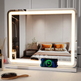 ZL ZELing Miroir vanité avec éclairage LED pour maquillage clair