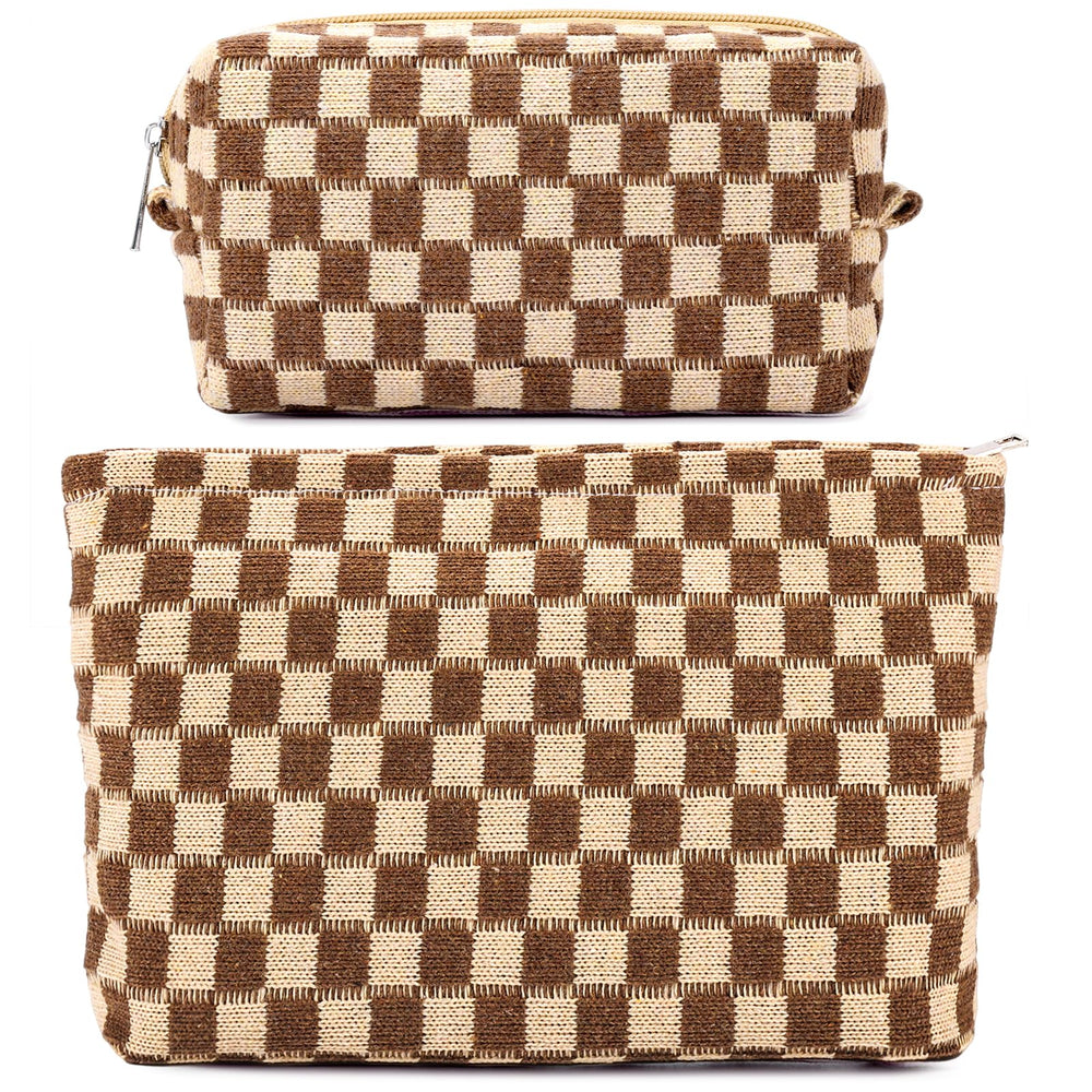 ZLFSRQ bolso maquillaje cuadros grande, ideal para viaje y organización diaria.