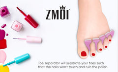 ZMOI conjunto de 12 pares de separadores para uñas impecables.