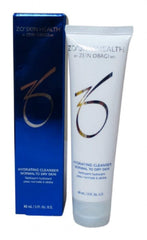 ZO Skin Health Nettoyant Hydratant format voyage, nettoie et hydrate sans tiraillement.