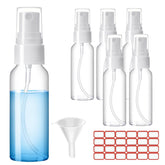 Botellas atomizadoras Zoizocp de 2 oz para viajes ligeros y reutilizables.