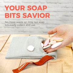 La bolsa exfoliante de ZOMCHI ayuda a eliminar impurezas sin irritar la piel.