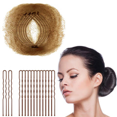 Zonon redes para cabello invisibles: diseño elástico que mantiene el peinado en su lugar.