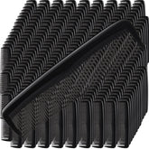 Peines de cabello Zopeal compactos en negro, ideales para viaje diario.